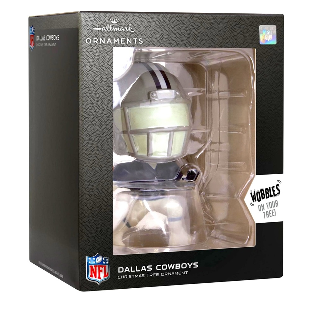Hallmark Christmas Ornament NFL Dallas Cowboys Team Football Bouncing Buddy